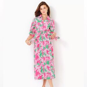 Amrita Cotton Midi Shirtdress